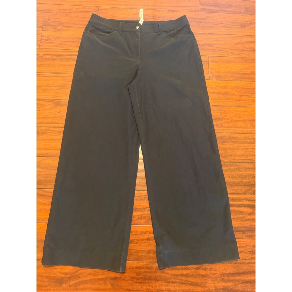 Lululemon City Sleek 5 Pocket Wide Leg Pant Black Size 33 LW5ENJS